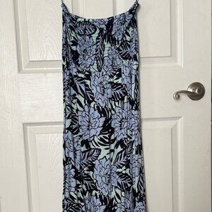 GAP Floral Strapless Maxi Dress - SMALL